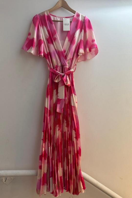 Robes longues Femme Rose Loriane 10160D Efashion Paris