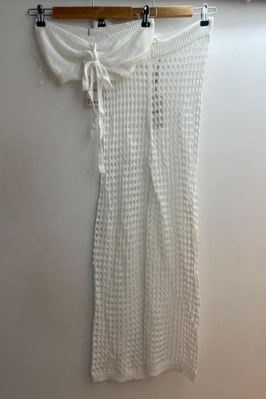 Ensembles Femme Blanc Loriane 0009 Efashion Paris