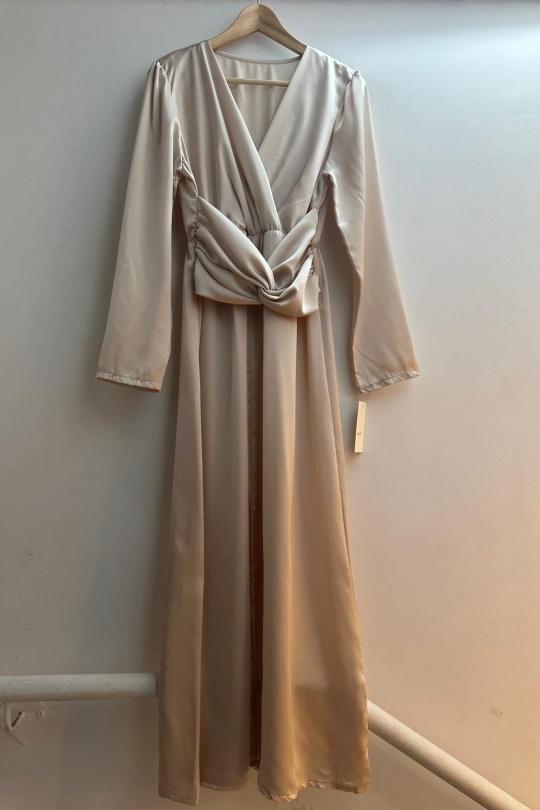 Robes longues Femme Beige Loriane 6416U Efashion Paris