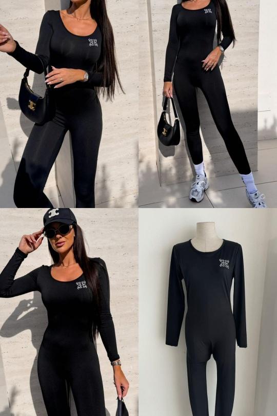 Combinaisons Femme Noir Loriane 9474 Efashion Paris