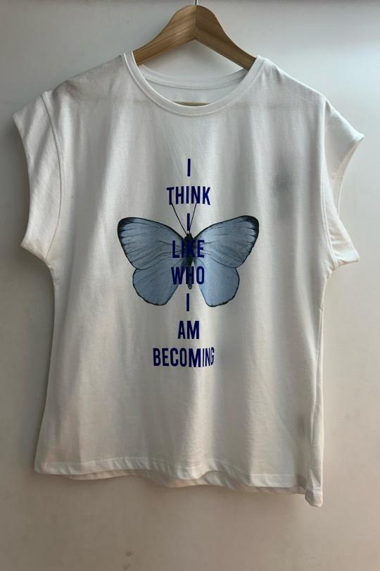 T-shirts Femme Bleu Loriane 1208 Efashion Paris