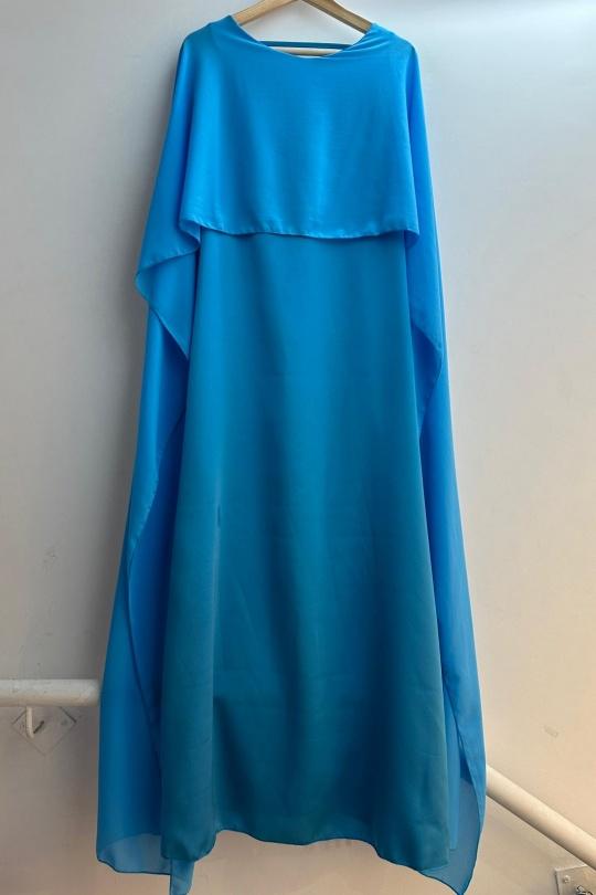 Robes longues Femme Vert pomme Loriane 10306 Efashion Paris