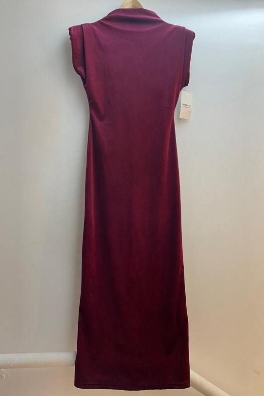Robes longues Femme Bordeaux Loriane 6396R Efashion Paris