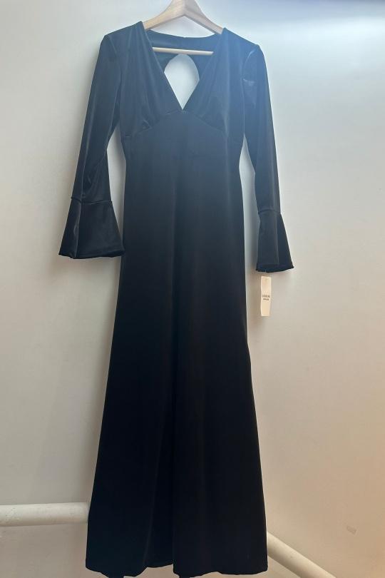 Robes longues Femme Noir Loriane 6856 Efashion Paris