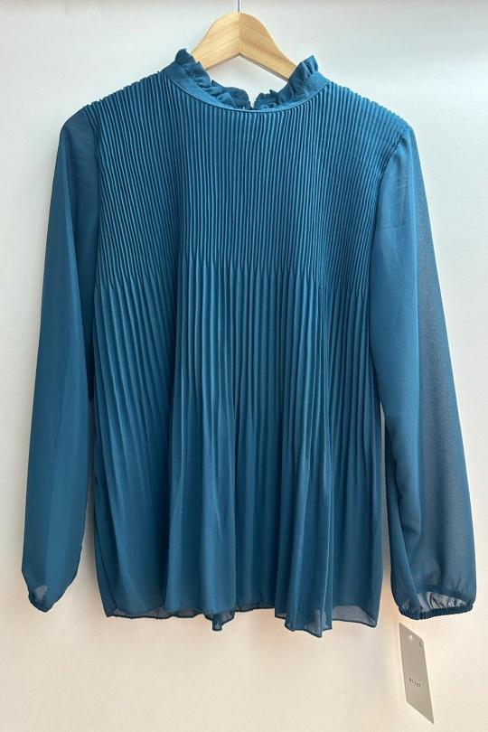 Camicette Donna Peacock blue Loriane 3587 Efashion Paris