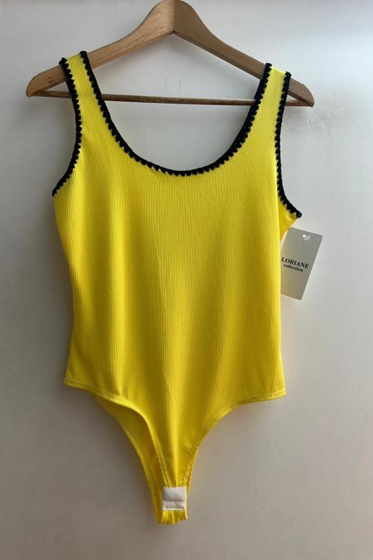 Bodies Femme Jaune Loriane 10065B Efashion Paris
