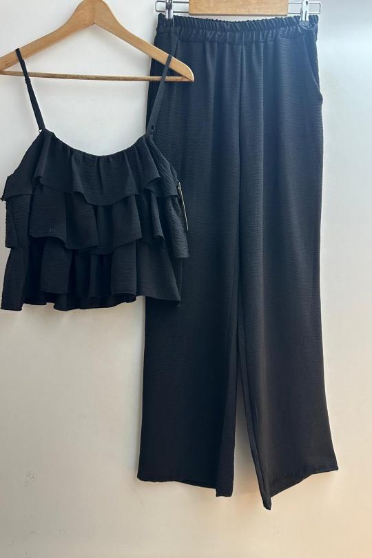 Sets Women Black Loriane 10186 Efashion Paris