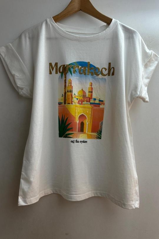 T-shirts Femme Blanc Loriane 16924 Efashion Paris