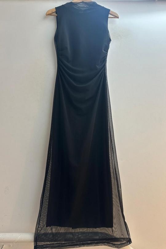 Robes longues Femme Noir Loriane 10691U Efashion Paris