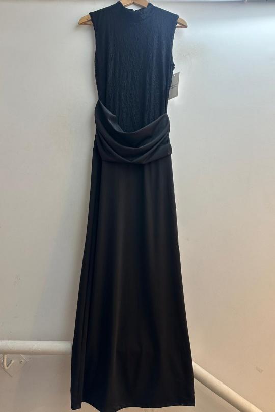 Robes longues Femme Noir Loriane 7374 61141 Efashion Paris