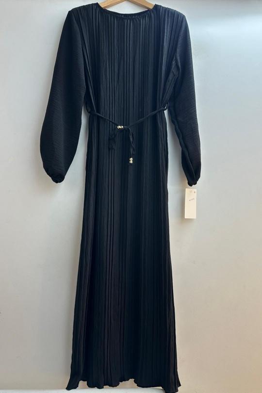 Abiti maxi Donna Black Loriane 7399 Efashion Paris