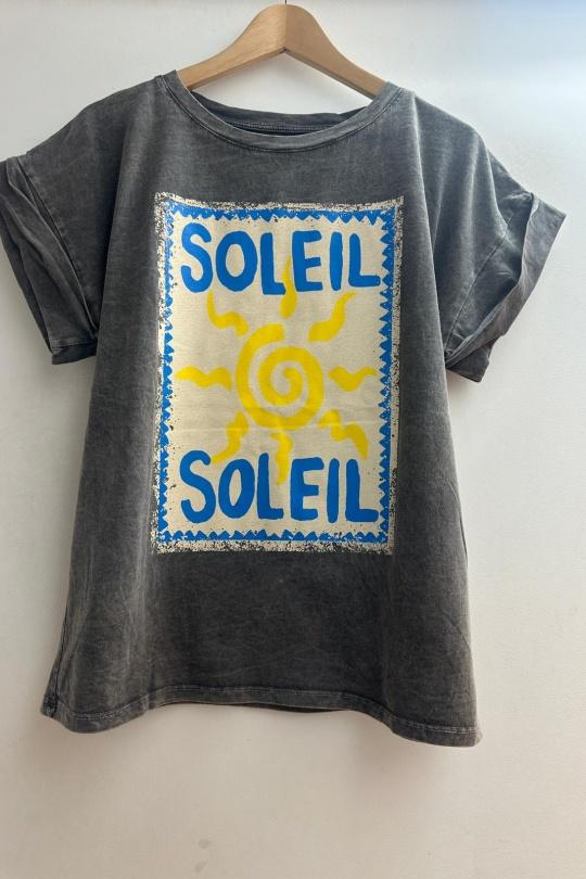 T-shirts Women Black Loriane 17009 Efashion Paris