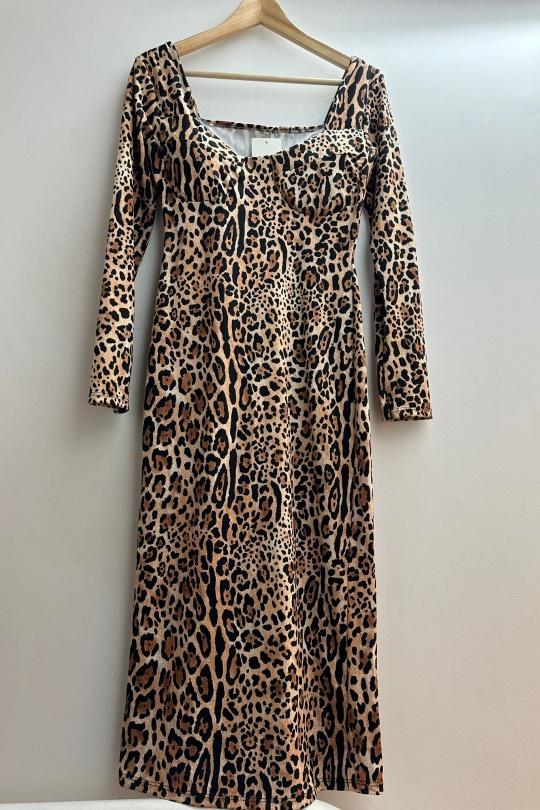 Vestidos a media pierna Mujer Camel Loriane 9733 Efashion Paris