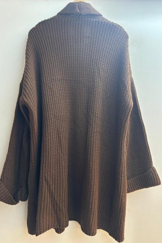 Gilets Femme Taupe Loriane 3002 Efashion Paris