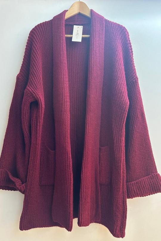 Gilets Femme Taupe Loriane 3002 Efashion Paris