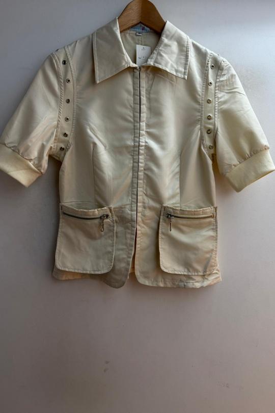 Top Donna Beige Loriane C2034 Efashion Paris