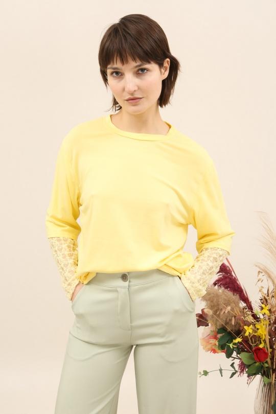 T-shirts Femme Beige Loriane 10588 Efashion Paris