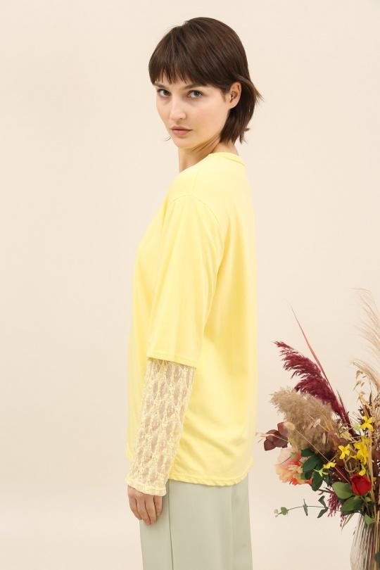 T-shirts Femme Beige Loriane 10588 Efashion Paris