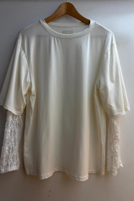 T-shirts Femme Beige Loriane 10588 Efashion Paris