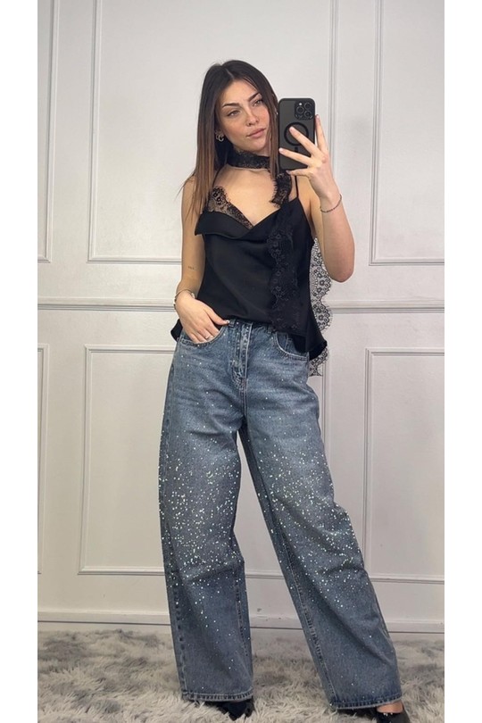 Tops Femme Noir Loriane 10639 Efashion Paris