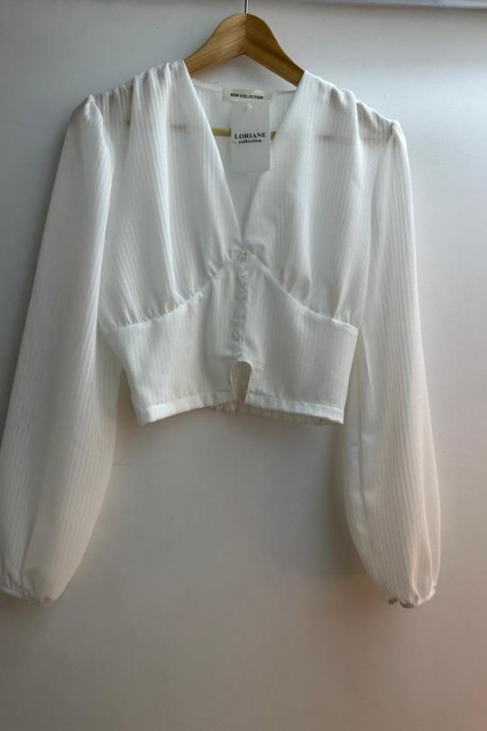Tops Femme Blanc Loriane 13372 Efashion Paris