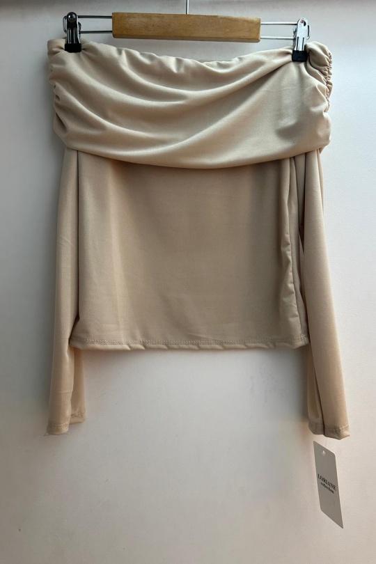 Tops Femme Beige Loriane 6430 Efashion Paris