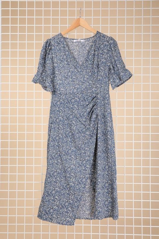 Midi dresses Women Yellow Loriane 9228 Efashion Paris