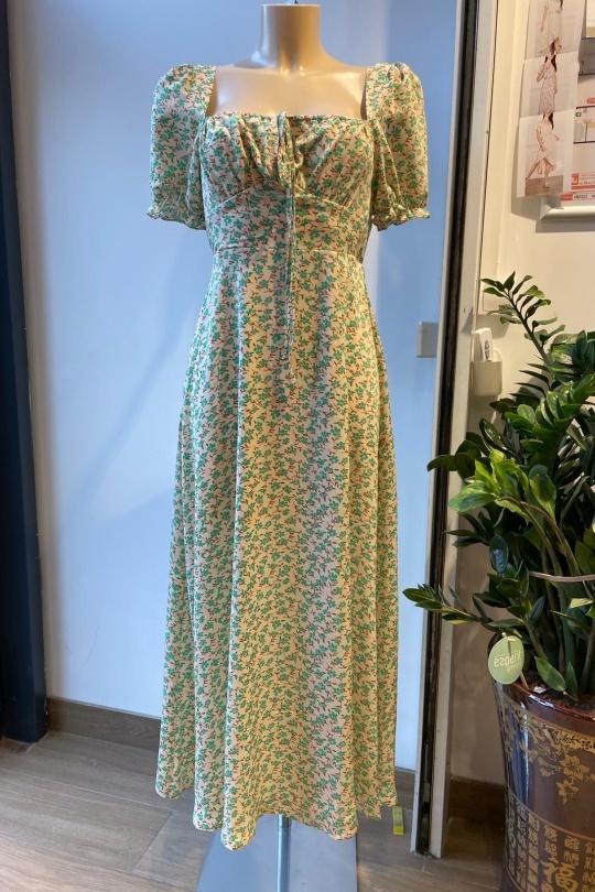 Robes longues Femme Vert Loriane 9250 Efashion Paris