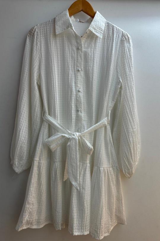 Short dresses Women White Loriane 6352 Efashion Paris