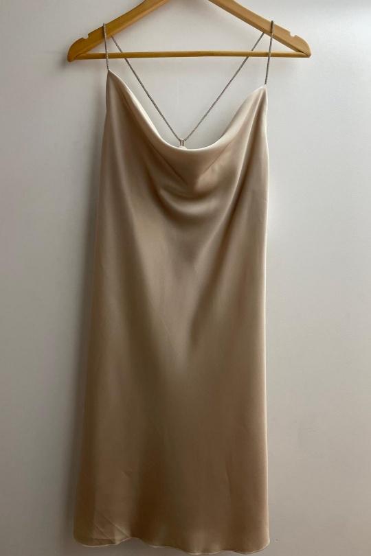 Robes courtes Femme Beige Loriane 22199 Efashion Paris