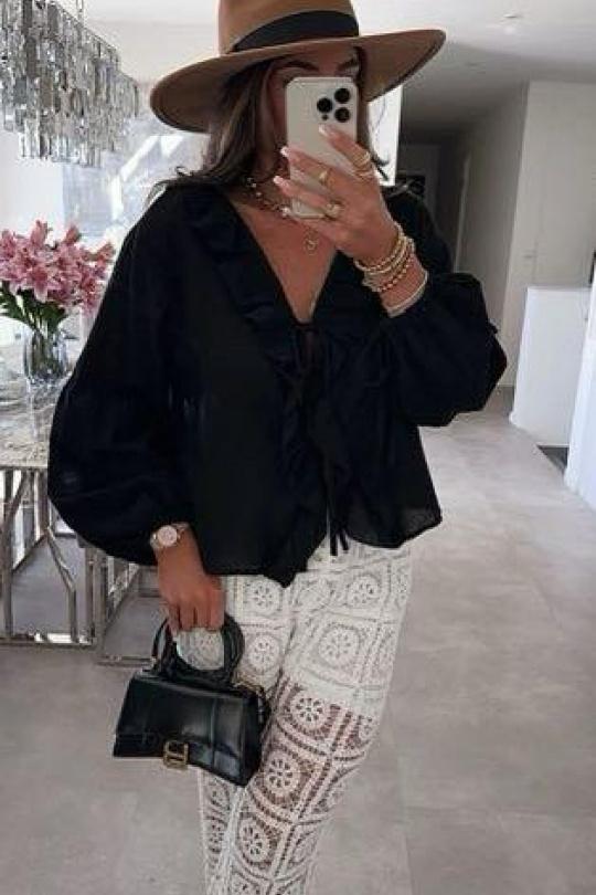 Tops Femme Vert d eau Loriane 9689 Efashion Paris