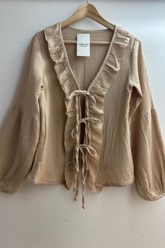 Tops Femme Vert d eau Loriane 9689 Efashion Paris