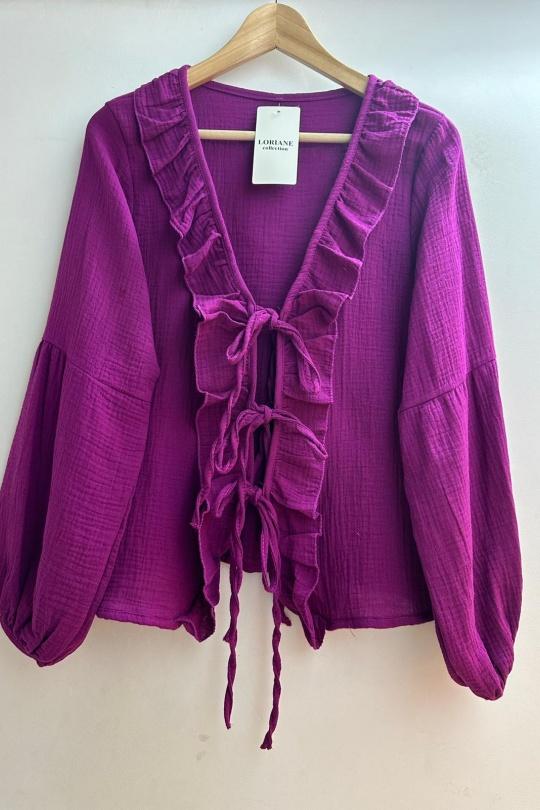 Tops Femme Vert d eau Loriane 9689 Efashion Paris