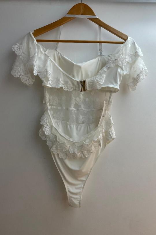 Bodies Femme Blanc Loriane 21005-2 Efashion Paris
