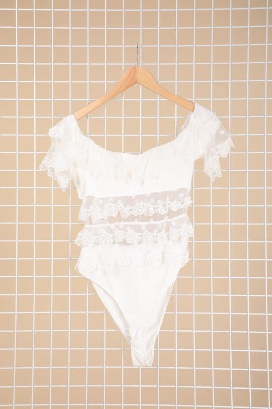 Bodies Femme Blanc Loriane 21005-2 Efashion Paris