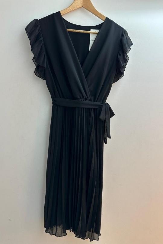 Robes courtes Femme Noir Loriane 15733 Efashion Paris