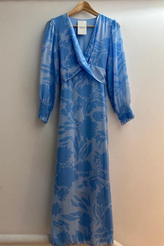 Abiti al polpaccio Donna Blue Loriane 9463 Efashion Paris