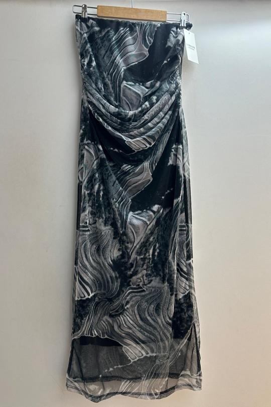 Abiti al polpaccio Donna Black Loriane 6132P Efashion Paris