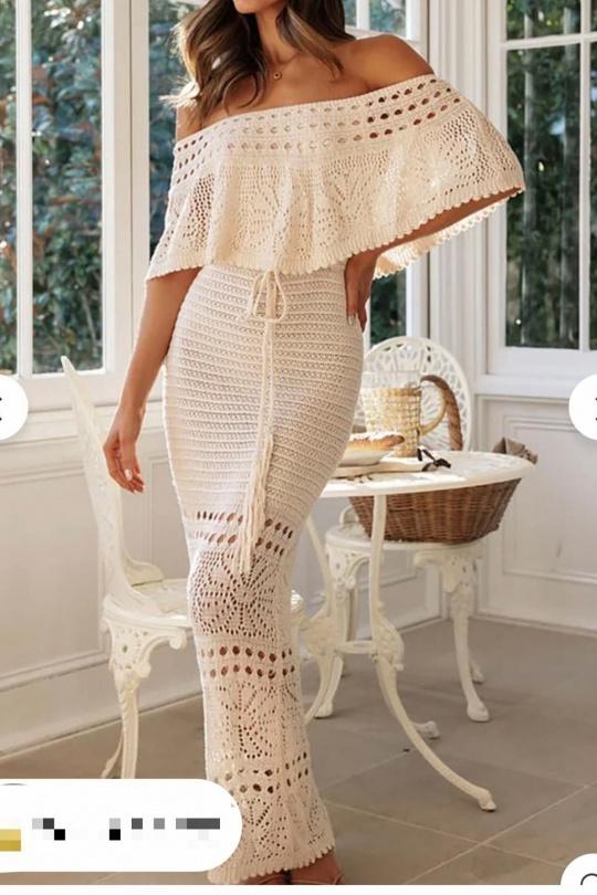 Robes longues Femme Kaki Loriane 1673 Efashion Paris