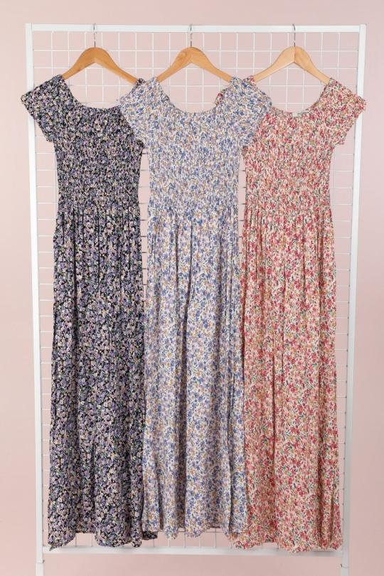 Robes longues Femme Noir Loriane 696 Efashion Paris