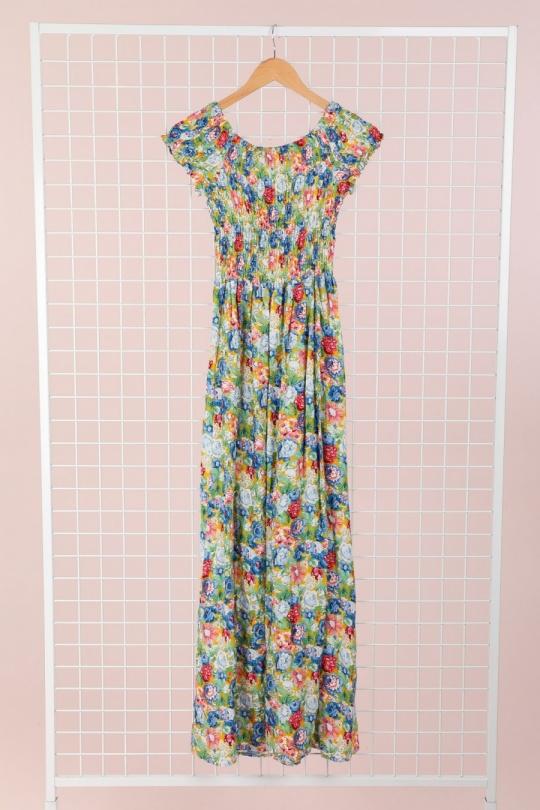 Robes longues Femme Vert Loriane 693 Efashion Paris