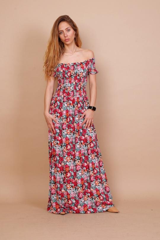 Robes longues Femme Vert Loriane 693 Efashion Paris