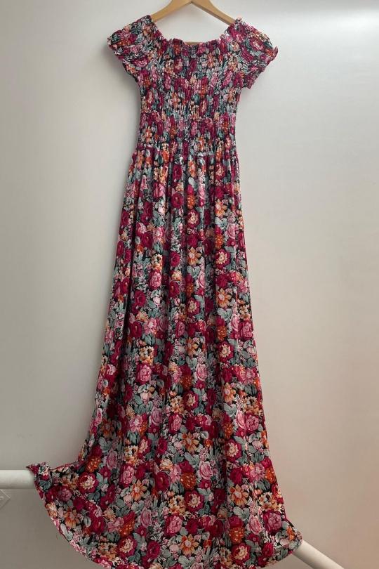 Robes longues Femme Vert Loriane 693 Efashion Paris