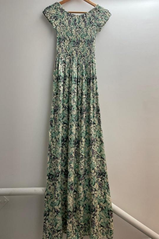 Robes longues Femme Vert Loriane 691 Efashion Paris