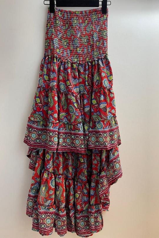 Robes mi-longues Femme Rouge Loriane 2003 Efashion Paris