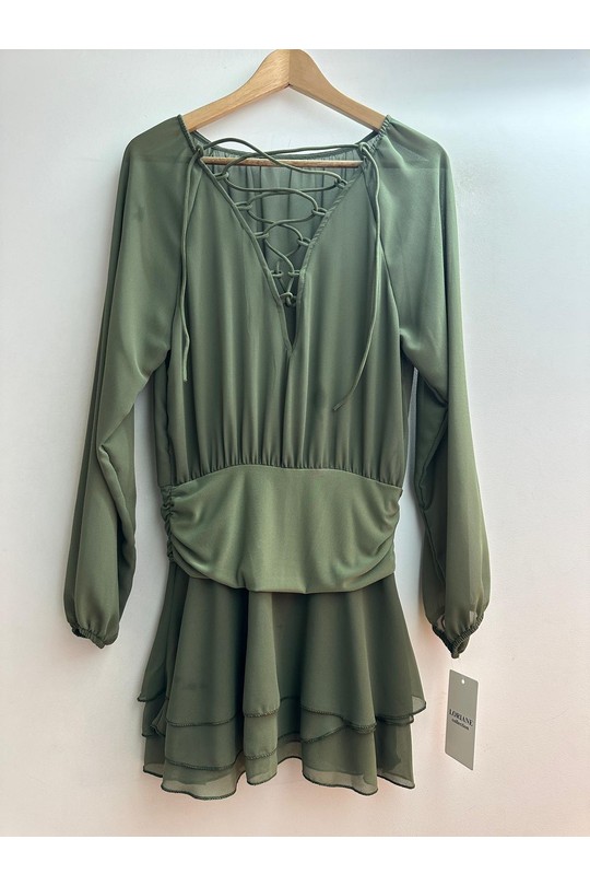 Robes courtes Femme Noir Loriane 7164 Efashion Paris