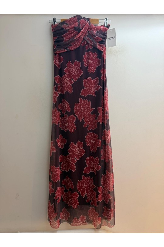 Robes longues Femme Beige Loriane 7806R Efashion Paris