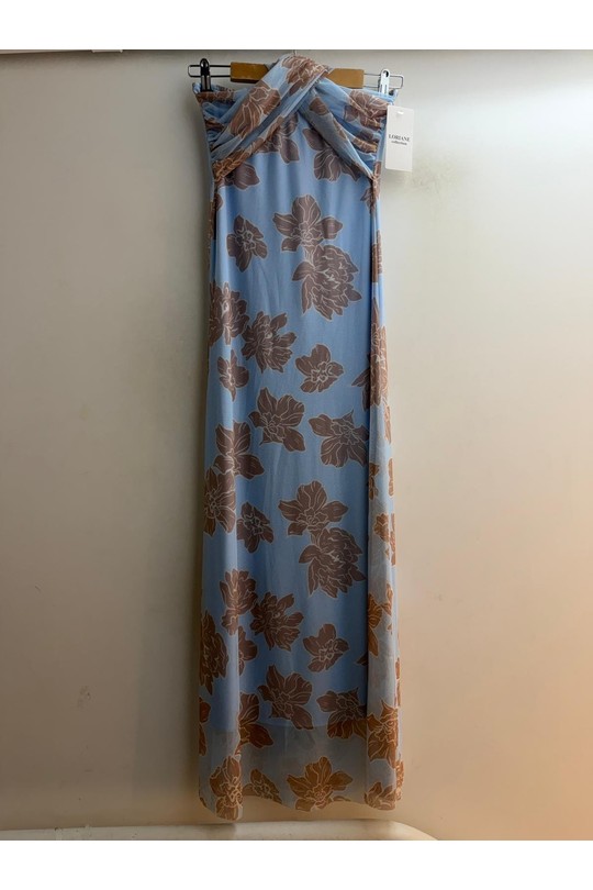 Robes longues Femme Beige Loriane 7806R Efashion Paris