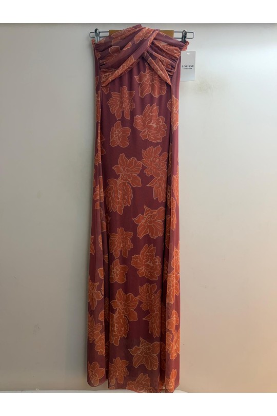 Robes longues Femme Beige Loriane 7806R Efashion Paris