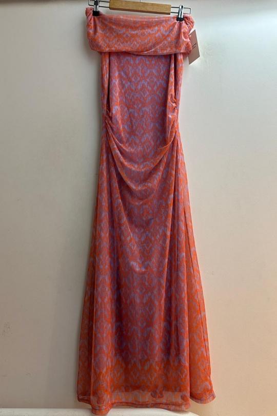 Maxi dresses Women Green water Loriane 9573 Efashion Paris